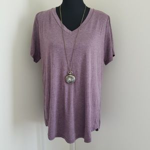 COPY - NWOT Amaryllis V Neck  High Low Tshirt